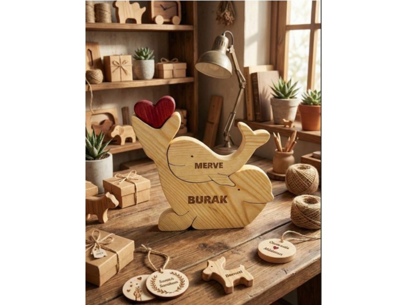 Yunus Ailesi Ahşap Puzzle